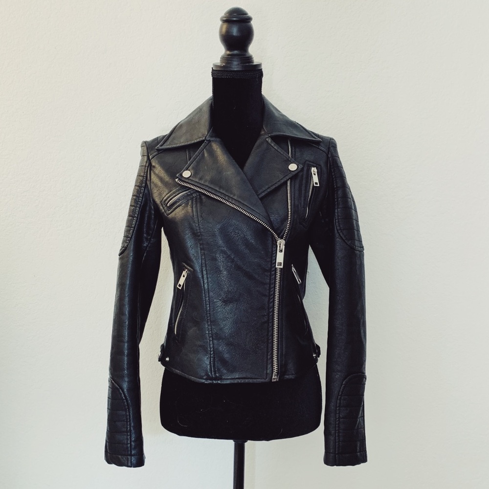 Zara Leather Biker Jacket